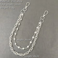 Retro Pearl Skull Pants Chain Fashionable Men And Women One's Waist Luxury Accessories Multifunctional Pearl Chain For Bag