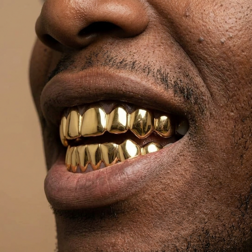 Gold Full-Coverage Grillz